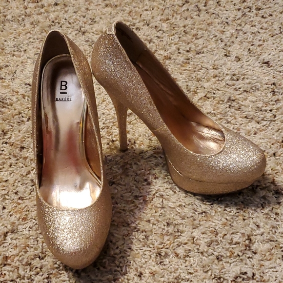 Gold glitter platforms - Picture 1 of 4